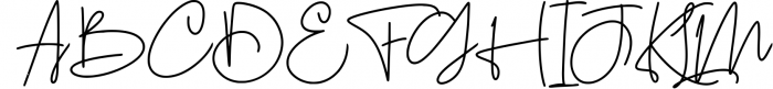 Sanpaullo - Signature Font Font UPPERCASE
