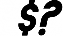 Sans Serif Font Bundle 9 Font OTHER CHARS