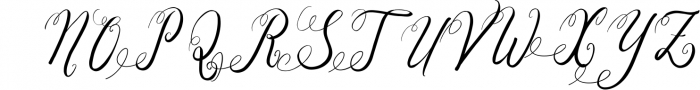 Santa Rose Script Font UPPERCASE