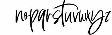 Santonelly - Handwritten Script Font Font LOWERCASE