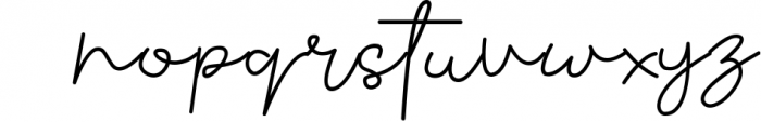 Sarastvale Signature Font LOWERCASE