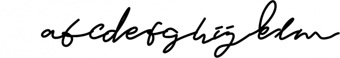 Satdam - Signature Script Font LOWERCASE