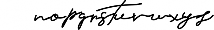 Satdam - Signature Script Font LOWERCASE