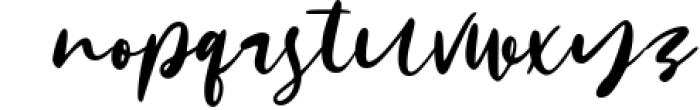 Sattersoon - Modern Script Font Font LOWERCASE