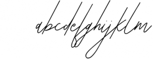 Saturasi Signature Typeface Font LOWERCASE
