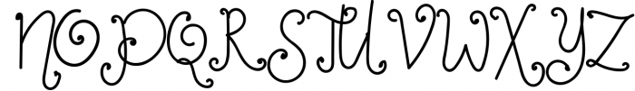 Saxophone - Quirky Handwritten Font Font UPPERCASE