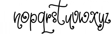 Saxophone - Quirky Handwritten Font Font LOWERCASE