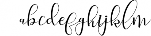 salita script Font LOWERCASE