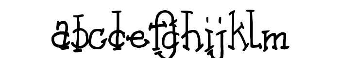 SA-Serif Font LOWERCASE