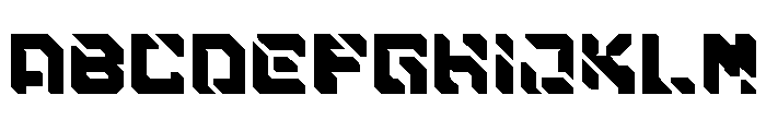 SAIBA-45 Font UPPERCASE