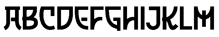 SAMENTtrial Regular Font UPPERCASE