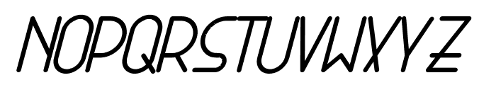 SANSI Bold Italic Font UPPERCASE