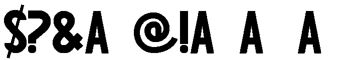 SANTO Font OTHER CHARS