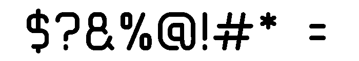 SATELLITE Font OTHER CHARS