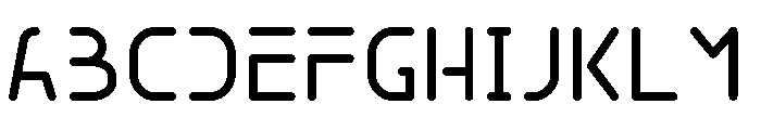 SATELLITE Font UPPERCASE