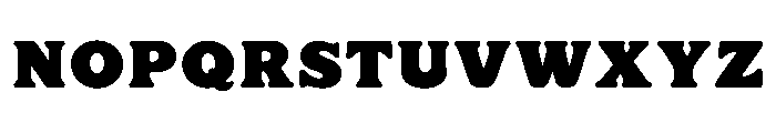 SAUSAGE Regular Font UPPERCASE