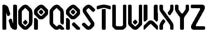 Sabada Demibold Font UPPERCASE