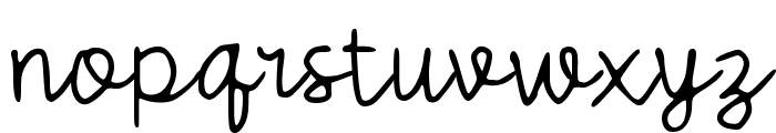 Sabademy Write Font LOWERCASE
