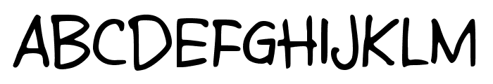 Sabango Font UPPERCASE