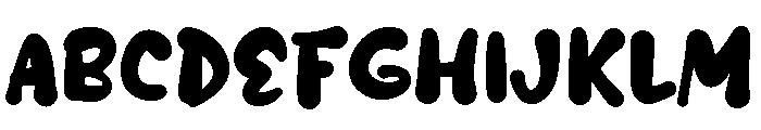 Sabapia Font UPPERCASE