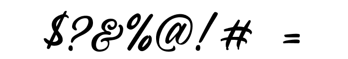 SabatonsScriptDEMO Font OTHER CHARS