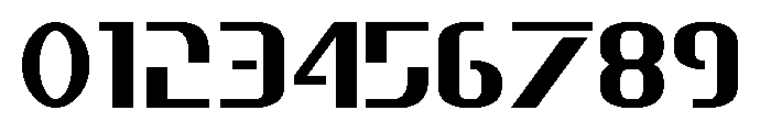SaberRegular Font OTHER CHARS