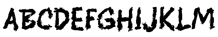 Sabhore Font UPPERCASE