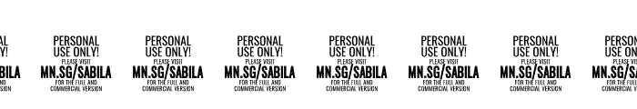 Sabila Renytha PERSONAL USE Italic Font OTHER CHARS