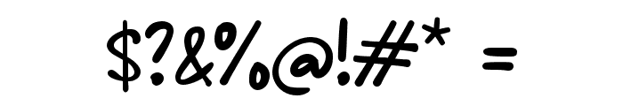 Sablak Writing Font OTHER CHARS