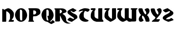 Sable Lion Expanded Font LOWERCASE