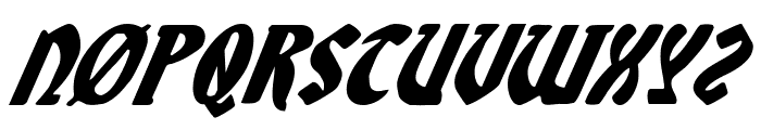 Sable Lion Italic Font UPPERCASE