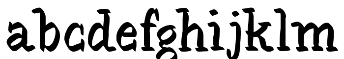 SableBrush Font LOWERCASE