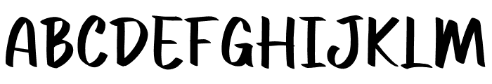 Sabrick carton Font UPPERCASE