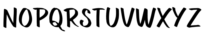 Sabrick carton Font UPPERCASE