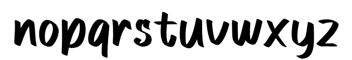 Sabrick carton Font LOWERCASE