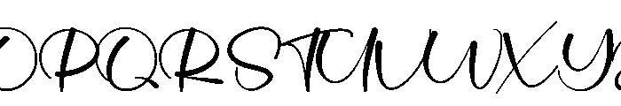 Sabrina2 Font UPPERCASE