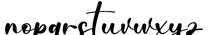 Sabrina2 Font LOWERCASE