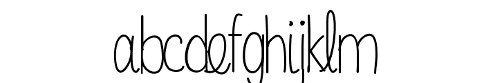 Sabrinahandfont Font LOWERCASE