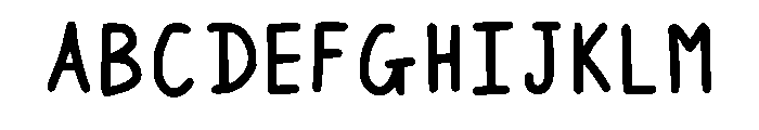 Sabsfont Regular Font UPPERCASE