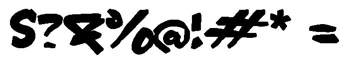 Sabstreet Font OTHER CHARS