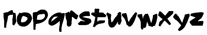 Sabstreet Font LOWERCASE