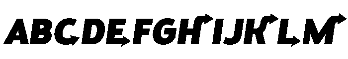 Sabwuy-Regular Font UPPERCASE