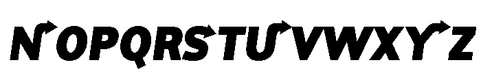 Sabwuy-Regular Font UPPERCASE
