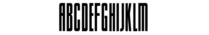 Sacco SemiBold UltraCondensed Font LOWERCASE