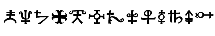 SacredOldSymbols Font UPPERCASE