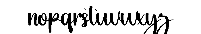 Sadboy Font LOWERCASE