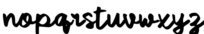 Sadella Script Font LOWERCASE