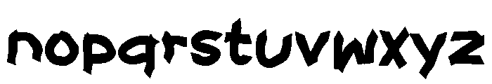 Sadents Font LOWERCASE