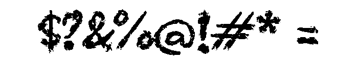 Sadize Font OTHER CHARS