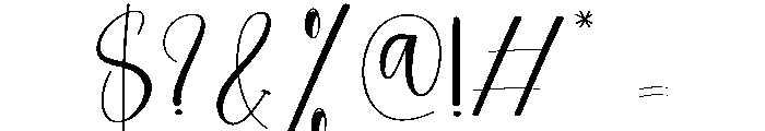 Sadness Font OTHER CHARS